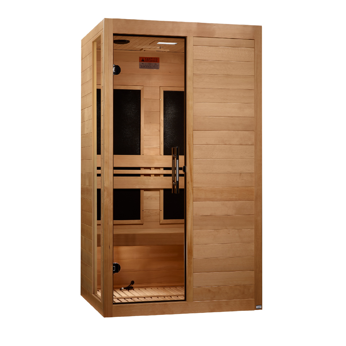 Dynamic Lucca 2-person low EMF infrared sauna