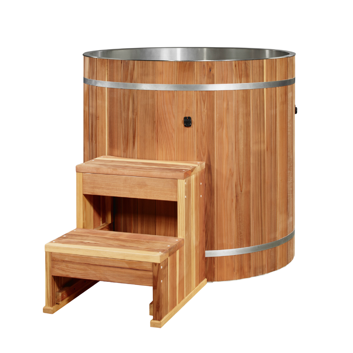 Dynamic stainless barrel cold plunge with 0.8 HP chiller