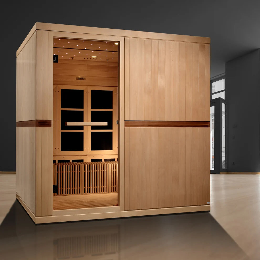 Dynamic Catalonia 8-person Ultra Low EMF FAR Infrared Indoor Sauna (GDI-6880-02 Elite)