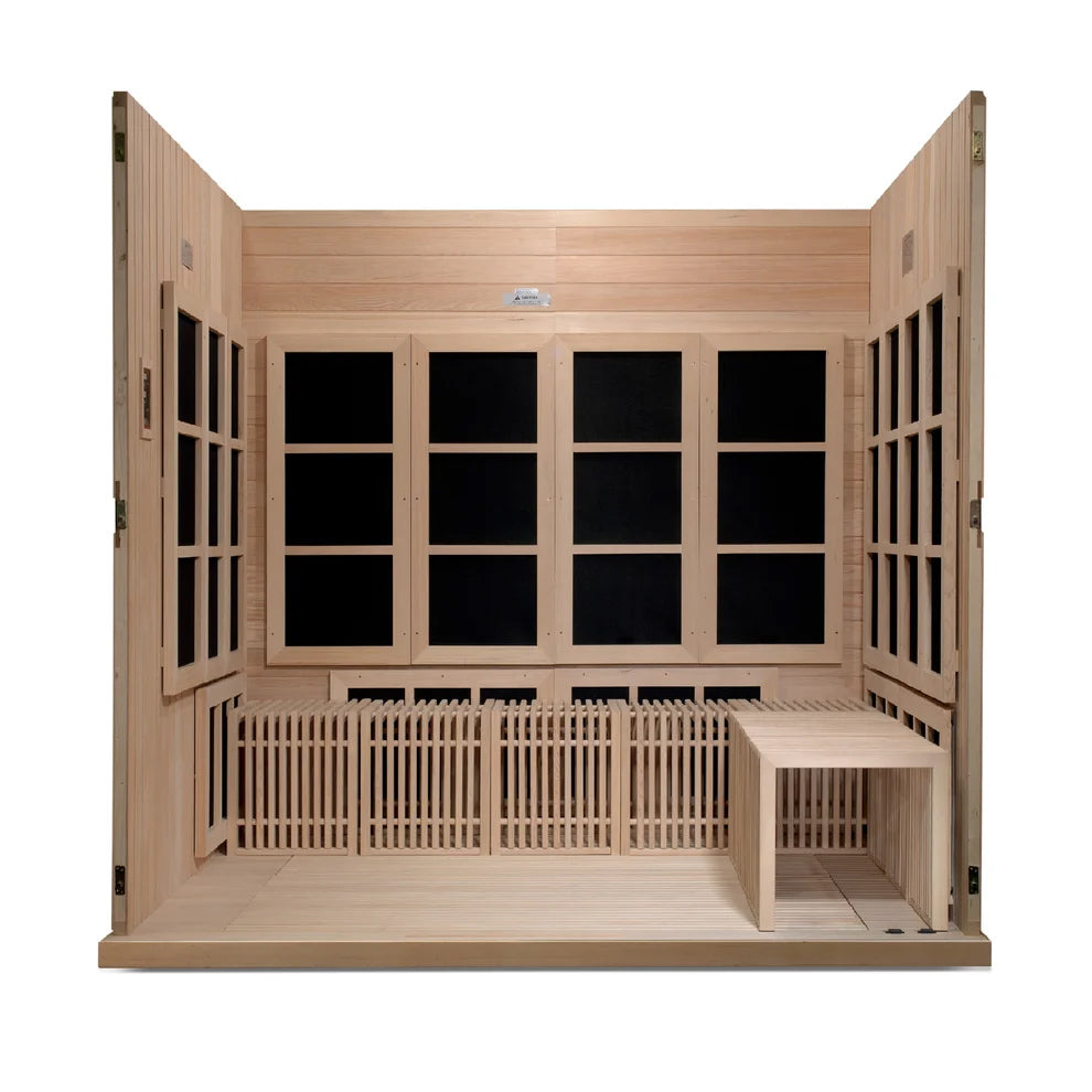 Dynamic Catalonia 8-person Ultra Low EMF FAR Infrared Indoor Sauna (GDI-6880-02 Elite)