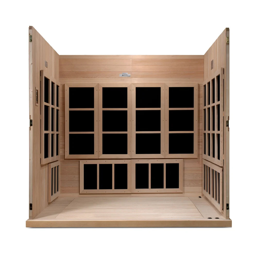 Dynamic Catalonia 8-person Ultra Low EMF FAR Infrared Indoor Sauna (GDI-6880-02 Elite)