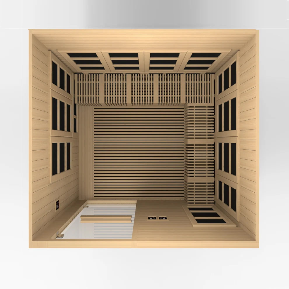 Dynamic Catalonia 8-person Ultra Low EMF FAR Infrared Indoor Sauna (GDI-6880-02 Elite)
