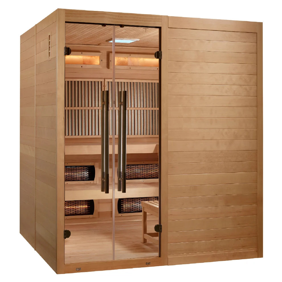 Dynamic Toledo 6-person Hybrid Full Spectrum Indoor Sauna (GDI-8360-01)