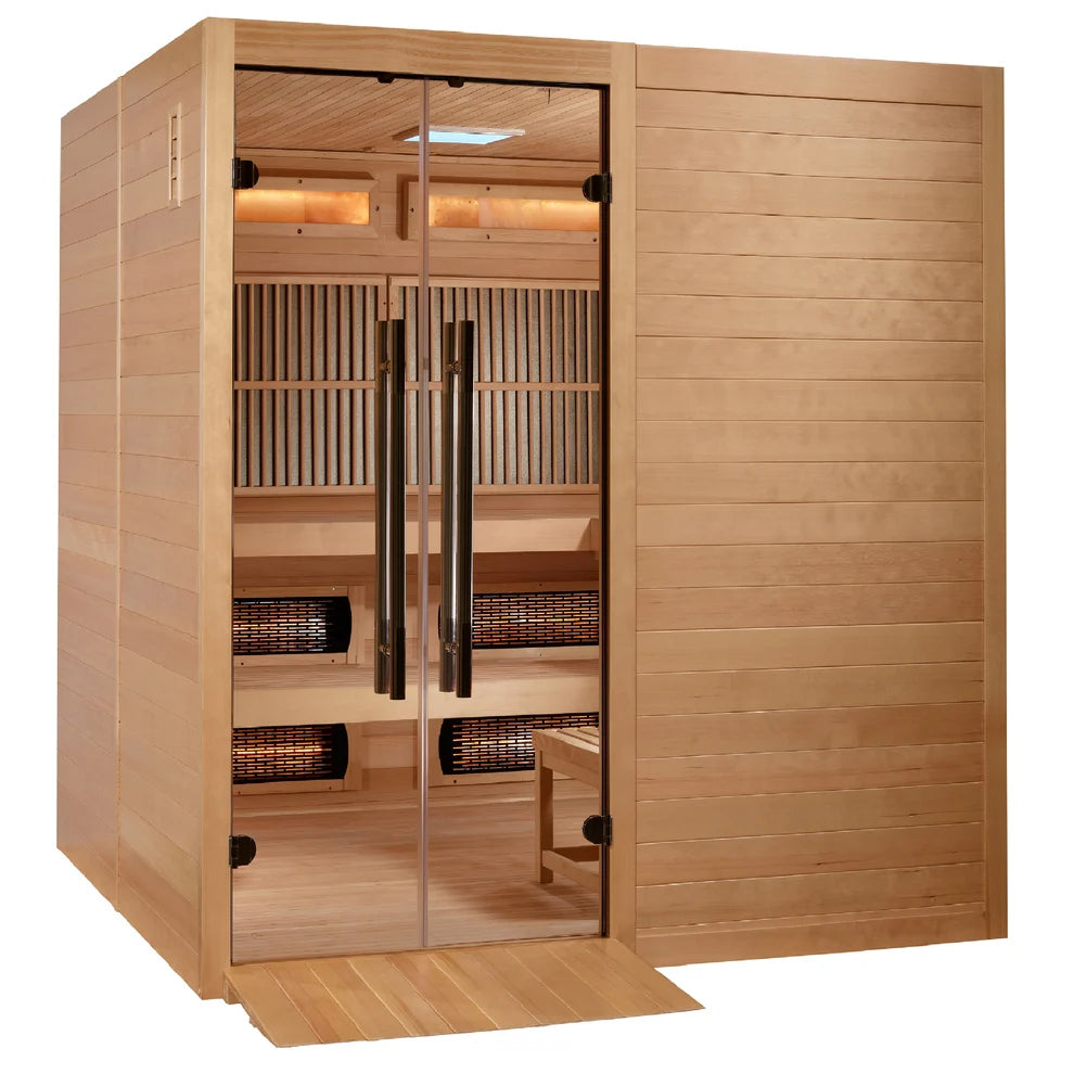 Dynamic Toledo 6-person Hybrid Full Spectrum Indoor Sauna (GDI-8360-01)